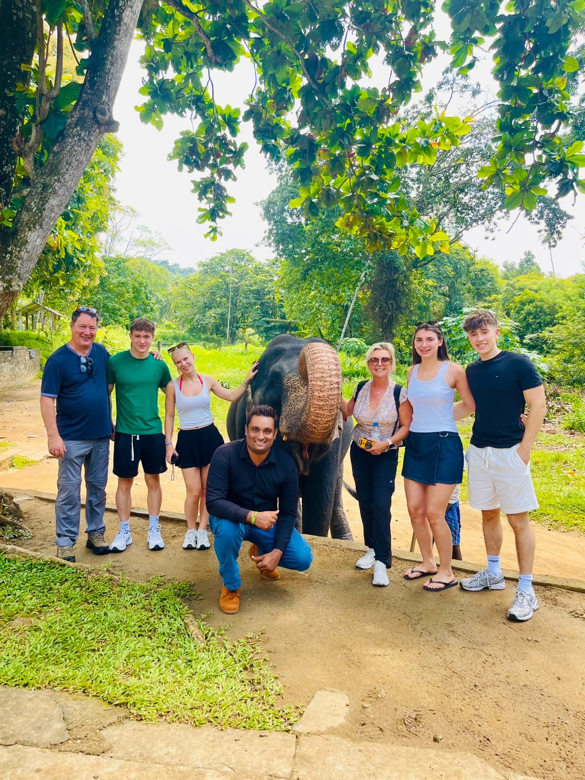 Arrival in Sri Lanka